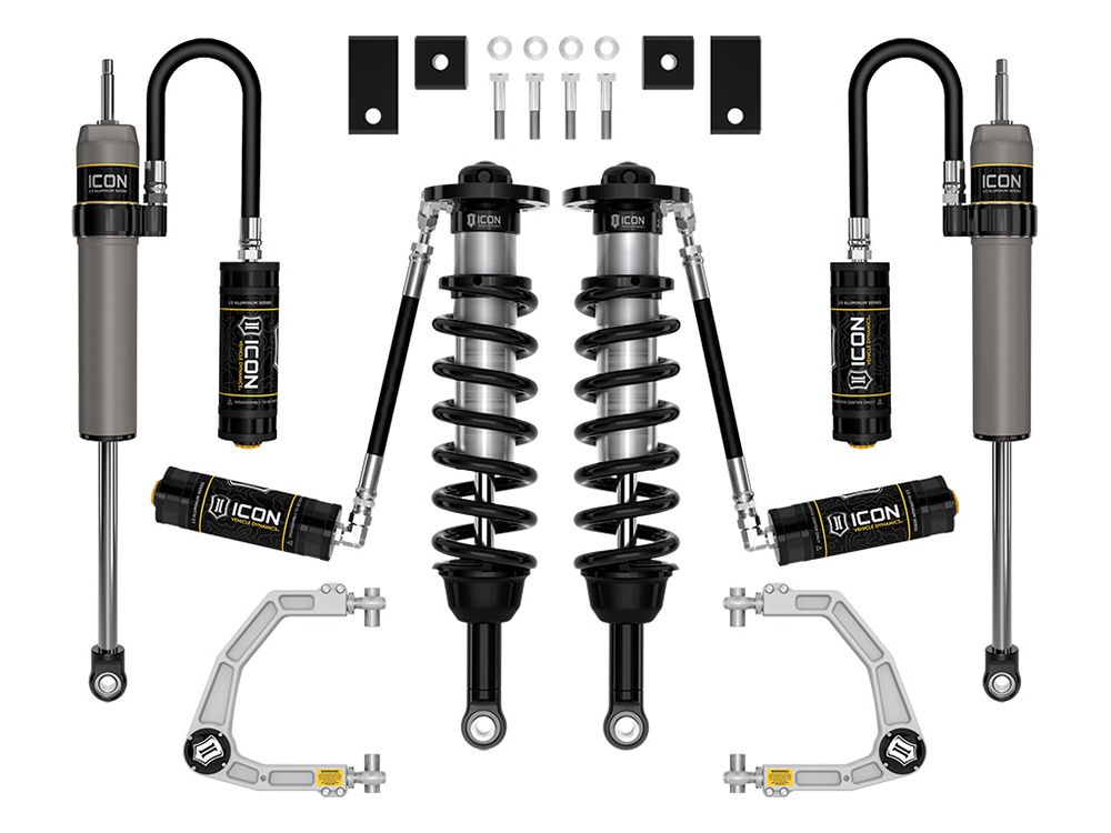1.25-3.5" 2022-2023 Toyota Tundra 4wd Coilover Lift Kit by ICON Vehicle Dynamics - Stage 7 (with billet aluminum upper control arms)