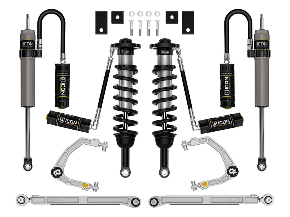 1.25-3.5" 2022-2023 Toyota Tundra 4wd Coilover Lift Kit by ICON Vehicle Dynamics - Stage 8 (with billet aluminum upper control arms)