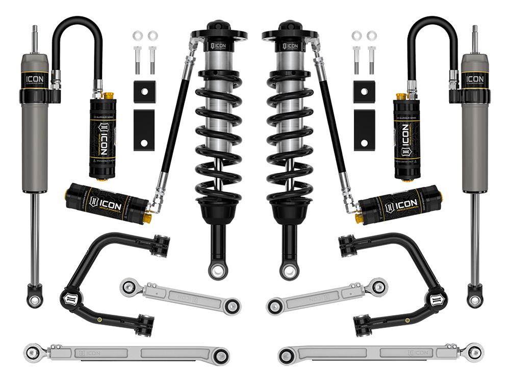 2-3.5" 2022-2023 Toyota Tundra 4wd Coilover Lift Kit by ICON Vehicle Dynamics - Stage 10 (with tubular steel upper control arms)