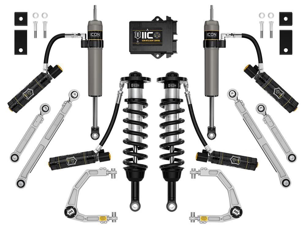 1.25-3.5" 2022-2023 Toyota Tundra 4wd Coilover Lift Kit by ICON Vehicle Dynamics - Stage 13 (with billet aluminum upper control arms)