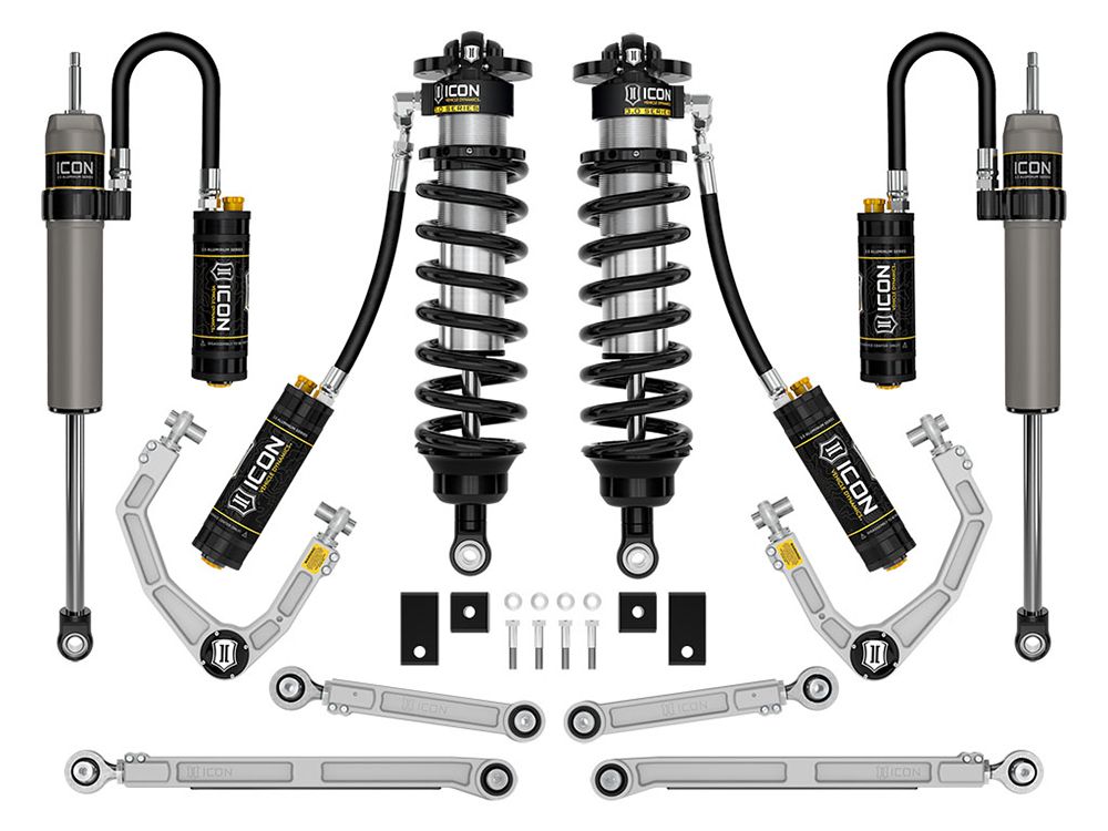 1.25-3.25" 2022-2023 Toyota Tundra 4wd 3.0 Coilover Lift Kit by ICON Vehicle Dynamics - Stage 1 (with billet aluminum upper control arms)