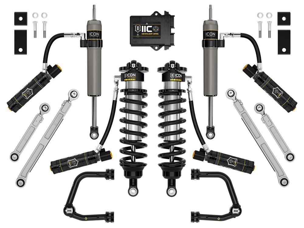 2-3.25" 2022-2023 Toyota Tundra 4wd 3.0 Coilover Lift Kit by ICON Vehicle Dynamics - Stage 4 (with tubular steel upper control arms)