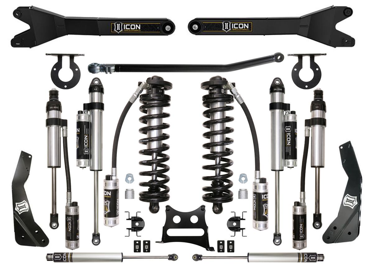 2.5-3" 2005-2016 Ford F250/F350 4wd Coilover Conversion Lift Kit by ICON Vehicle Dynamics - Stage 6