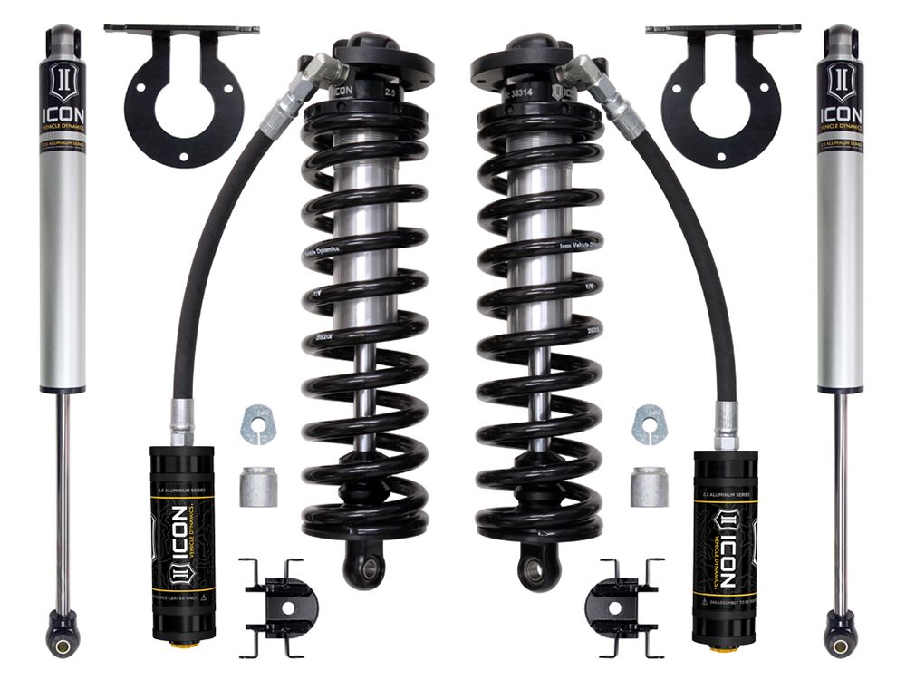 2.5-3" 2017-2022 Ford F250/F350 4wd Coilover Conversion Lift Kit by ICON Vehicle Dynamics - Stage 1