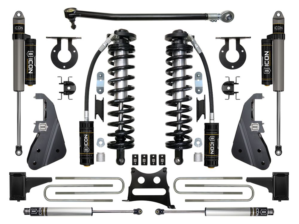 4-5.5" 2017-2022 Ford F250/F350 4wd Coilover Conversion Lift Kit by ICON Vehicle Dynamics - Stage 3
