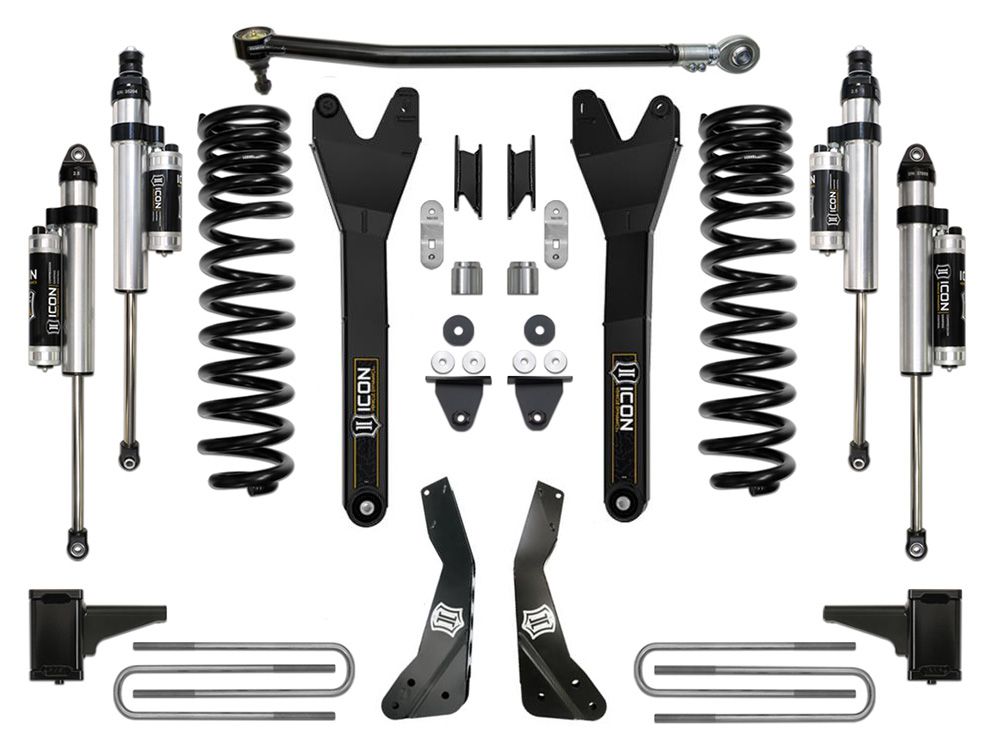 4.5" 2017-2019 Ford F250/F350 4wd Lift Kit by ICON Vehicle Dynamics - Stage 4 (with Radius Arms)