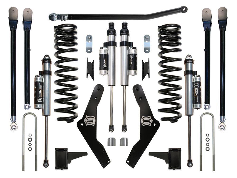 4.5" 2011-2016 Ford F250/F350 4wd Lift Kit by ICON Vehicle Dynamics - Stage 4 (with 4-Link Conversion Kit)