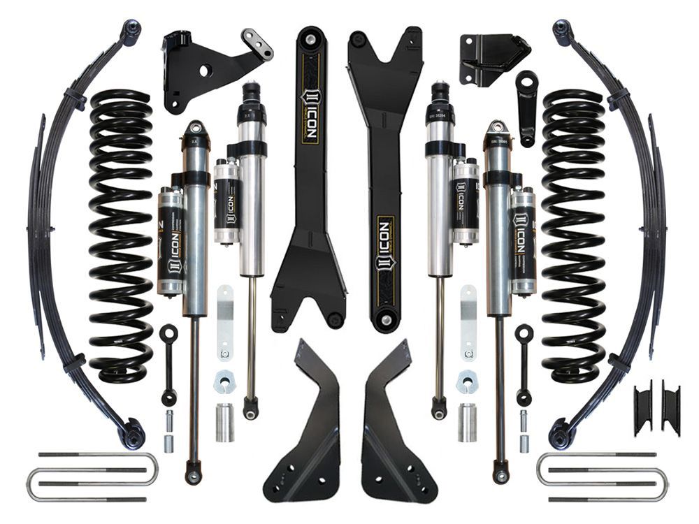 7" 2008-2010 Ford F250/F350 4wd Lift Kit by ICON Vehicle Dynamics - Stage 5 (with Radius Arms)