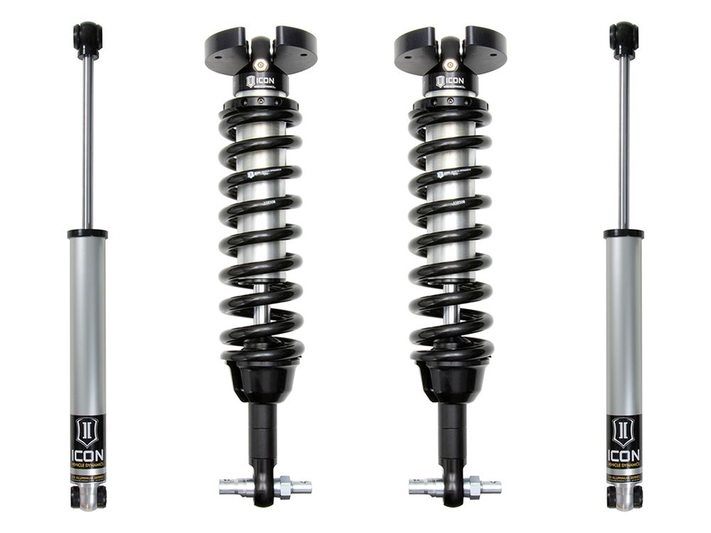 1.5-3.5" 2019-2023 Chevy Silverado 1500 4wd & 2wd Coilover Lift Kit by ICON Vehicle Dynamics - Stage 1
