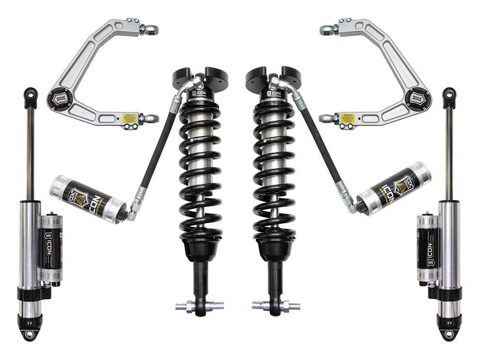 1.5-3.5" 2019-2023 Chevy Silverado 1500 4wd & 2wd Coilover Lift Kit by ICON Vehicle Dynamics