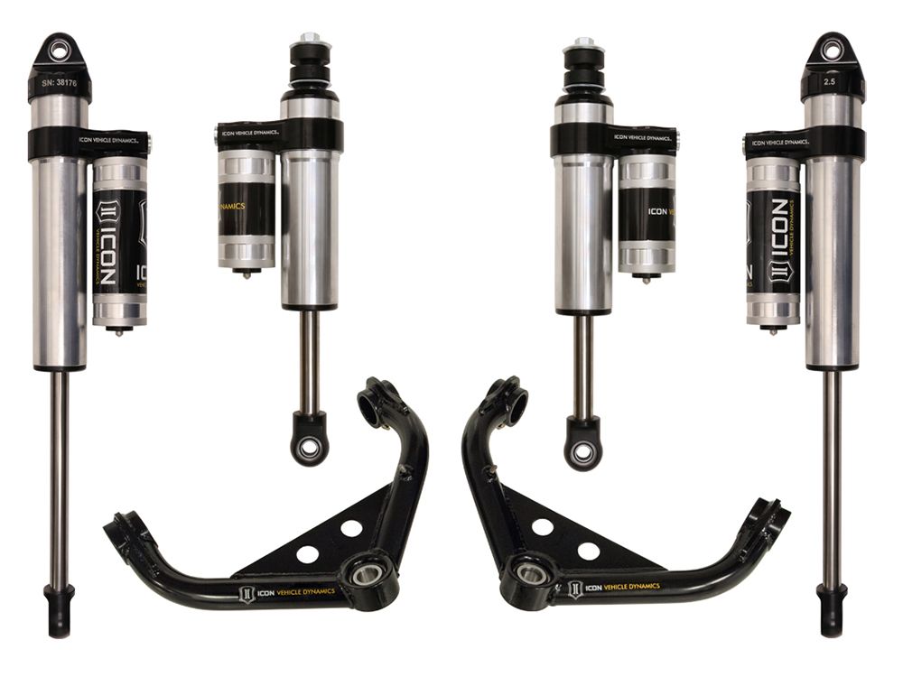 0-2" 2001-2010 GMC Sierra 2500HD/3500HD 4wd Lift Kit by ICON Vehicle Dynamics - Stage 3