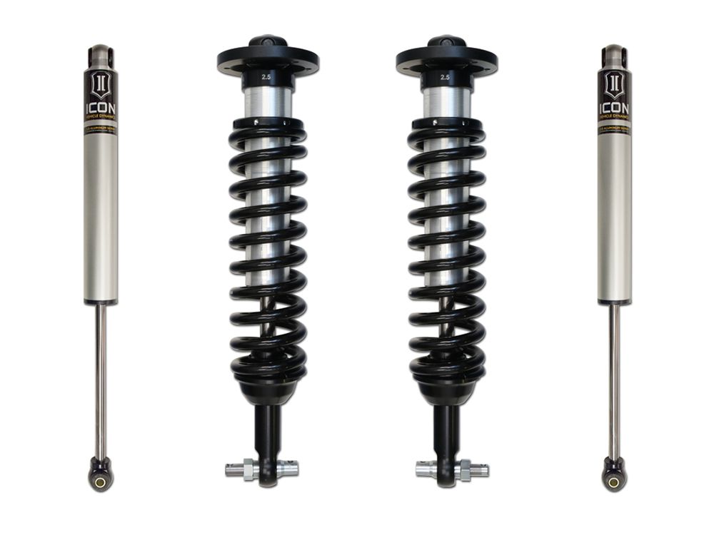 0-2.63" 2014 Ford F150 4wd Coilover Lift Kit by ICON Vehicle Dynamics - Stage 1
