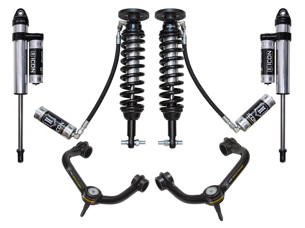 1.75-3" 2015-2020 Ford F150 2wd Coilover Lift Kit by ICON Vehicle Dynamics - Stage 4 (with tubular steel upper control arms)
