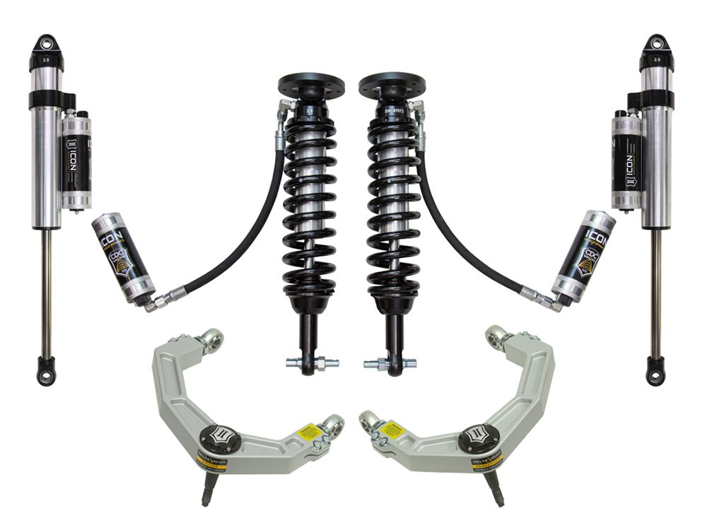 1.75-3" 2015-2020 Ford F150 2wd Coilover Lift Kit by ICON Vehicle Dynamics - Stage 5 (with billet aluminum upper control arms)