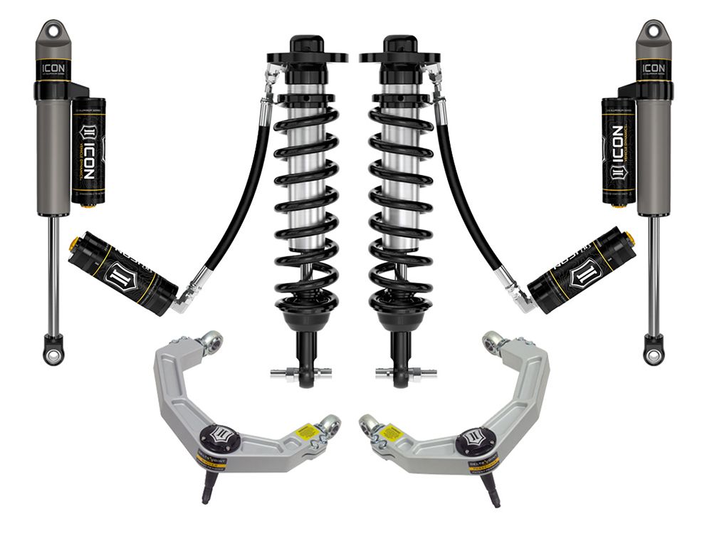 0-2.75" 2021-2022 Ford F150 4wd Coilover Lift Kit by ICON Vehicle Dynamics - Stage 4 (with billet aluminum upper control arms)