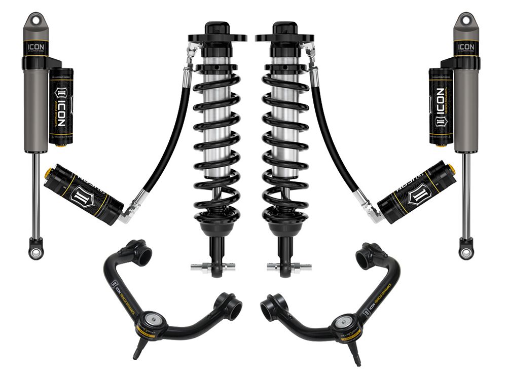 0-2.75" 2021-2023 Ford F150 4wd Coilover Lift Kit by ICON Vehicle Dynamics - Stage 4 (with tubular steel upper control arms)