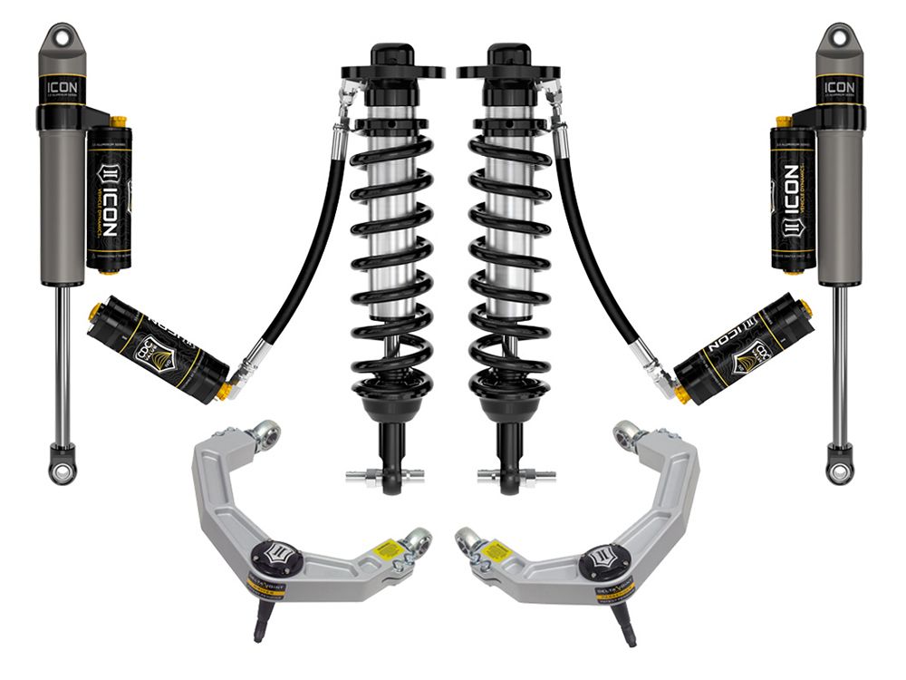 0-2.75" 2021-2023 Ford F150 4wd Coilover Lift Kit by ICON Vehicle Dynamics