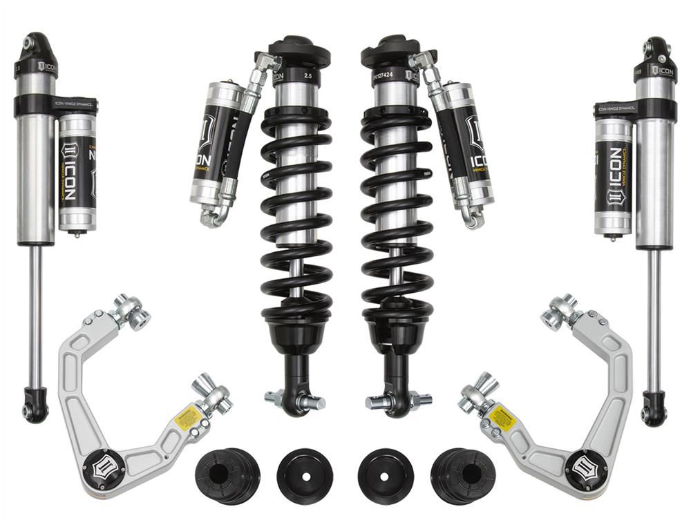 0-3.5" 2019-2021 Ford Ranger 4wd Lift Kit by ICON Vehicle Dynamics - Stage 4 (with billet aluminum upper control arms)