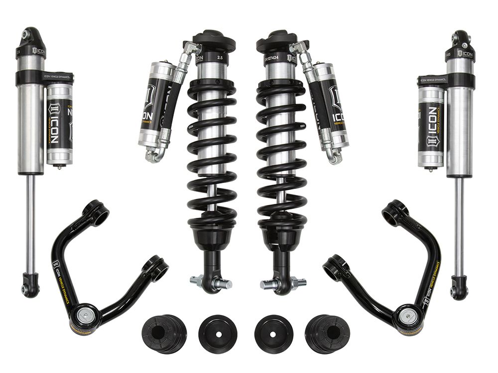 0-3.5" 2019-2021 Ford Ranger 4wd Lift Kit by ICON Vehicle Dynamics - Stage 4 (with tubular steel upper control arms)