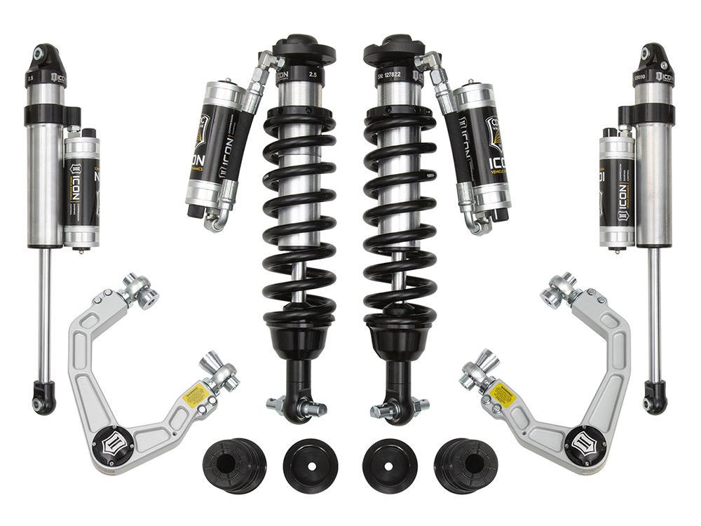 0-3.5" 2019-2021 Ford Ranger 4wd Lift Kit by ICON Vehicle Dynamics - Stage 5 (with billet aluminum upper control arms)
