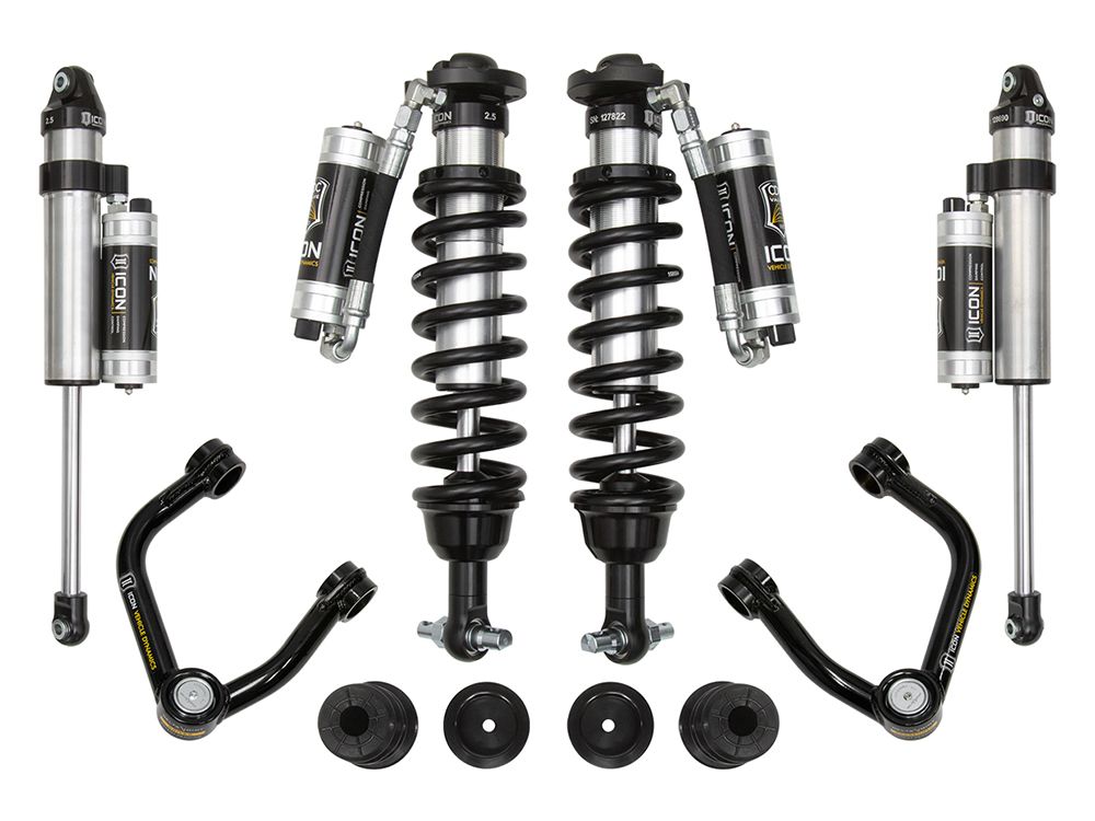 0-3.5" 2019-2021 Ford Ranger 4wd Lift Kit by ICON Vehicle Dynamics - Stage 5 (with tubular steel upper control arms)