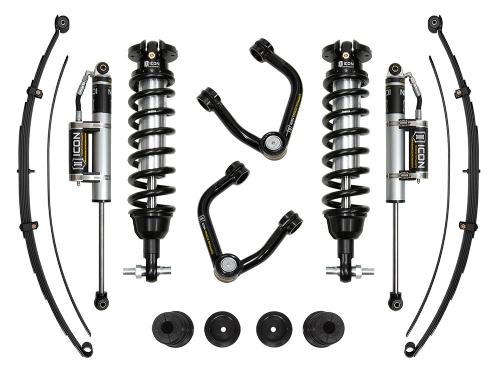 0-3.5" 2019-2021 Ford Ranger 4wd Lift Kit by ICON Vehicle Dynamics - Stage 6 (with tubular steel upper control arms)