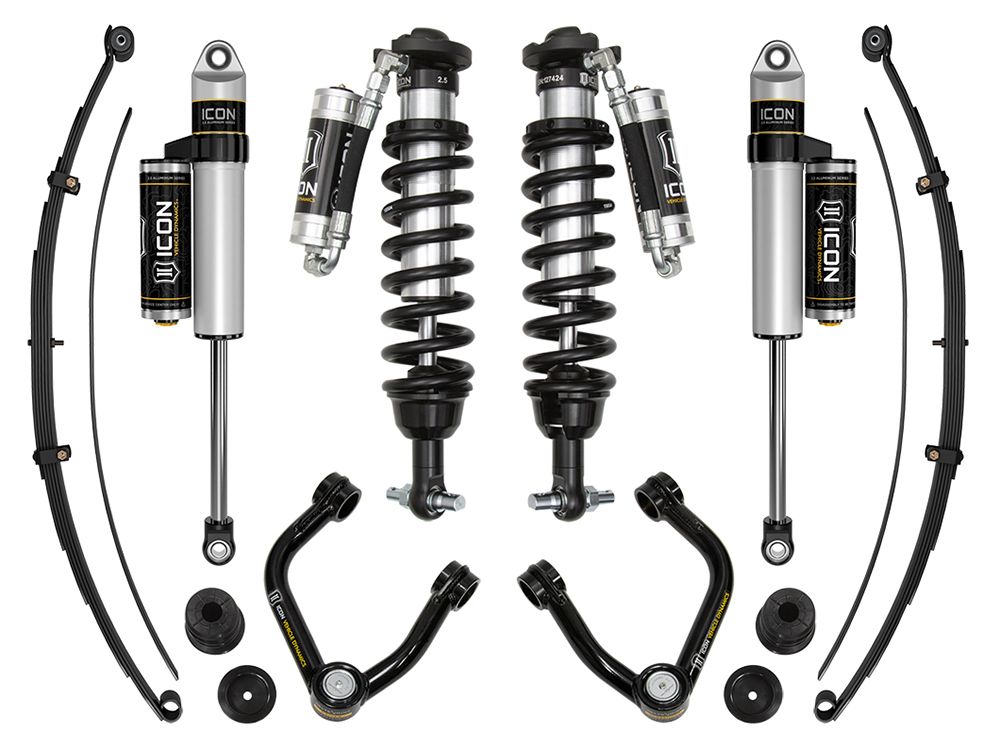 0-3.5" 2019-2021 Ford Ranger 4wd Lift Kit by ICON Vehicle Dynamics - Stage 7 (with tubular steel upper control arms)