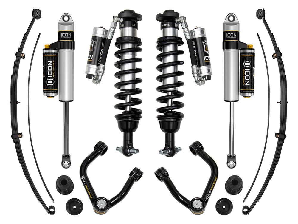 0-3.5" 2019-2021 Ford Ranger 4wd Lift Kit by ICON Vehicle Dynamics - Stage 8 (with tubular steel upper control arms)