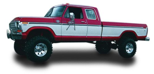 4" 1977.5-1979 Ford F250 Lo-Boy (Regular Cab) 4WD Budget Lift Kit by Jack-It