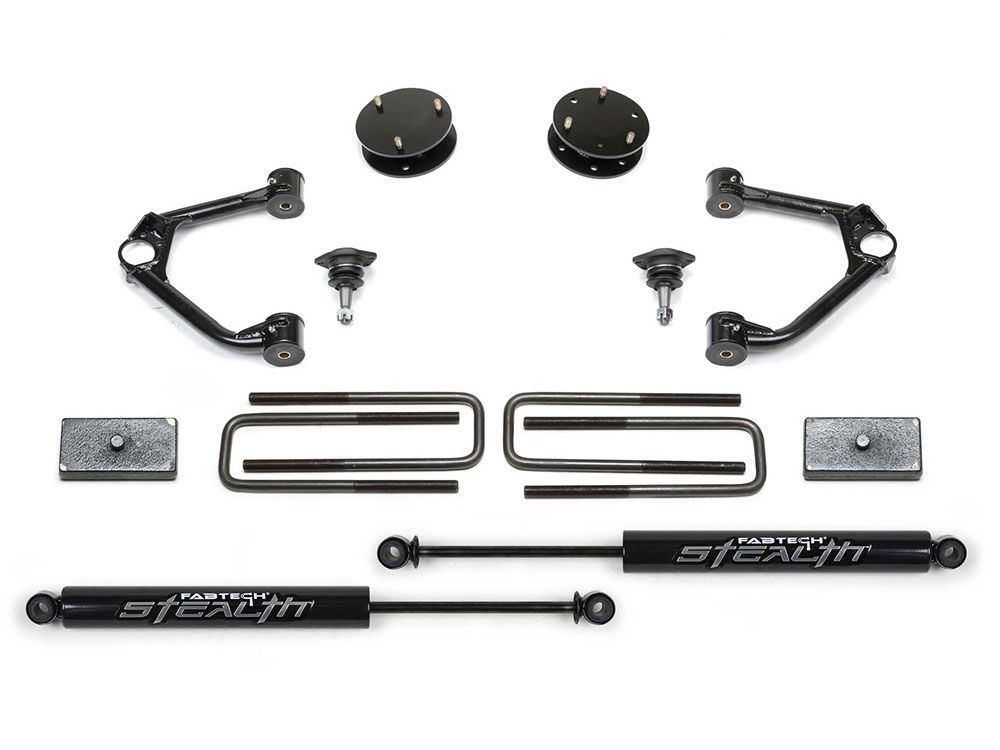 3" 2019-2024 Chevy Silverado 1500 4wd Ball Joint UCA Lift Kit by Fabtech