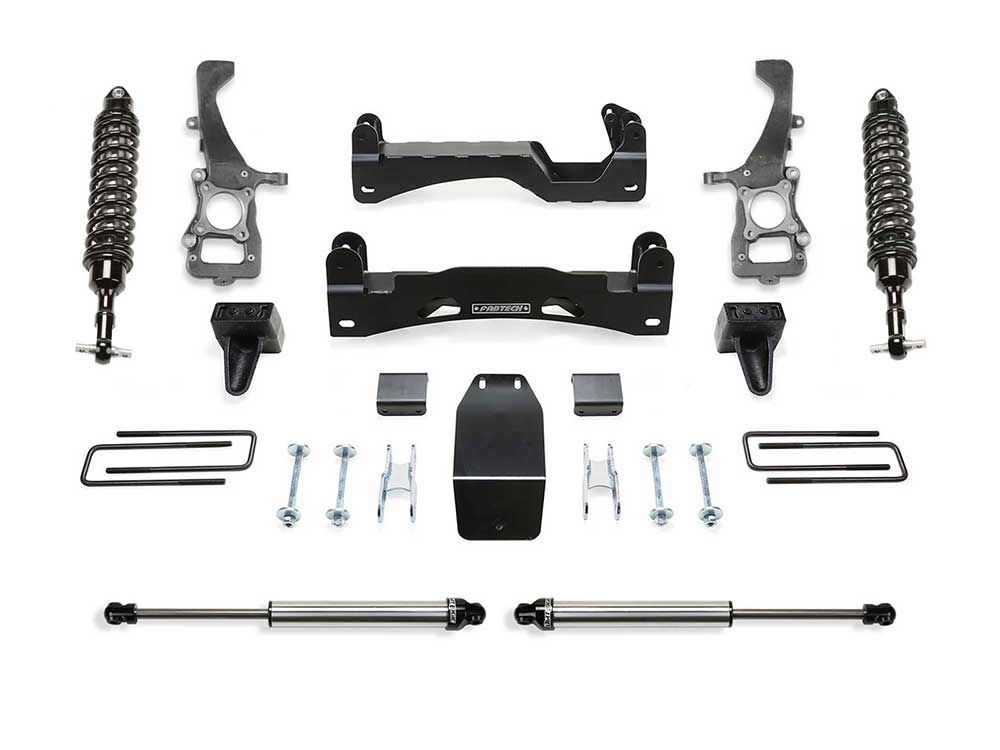 6" 2021-2023 Ford F150 SuperCrew 4WD Dirt Logic Coilover Lift Kit by Fabtech