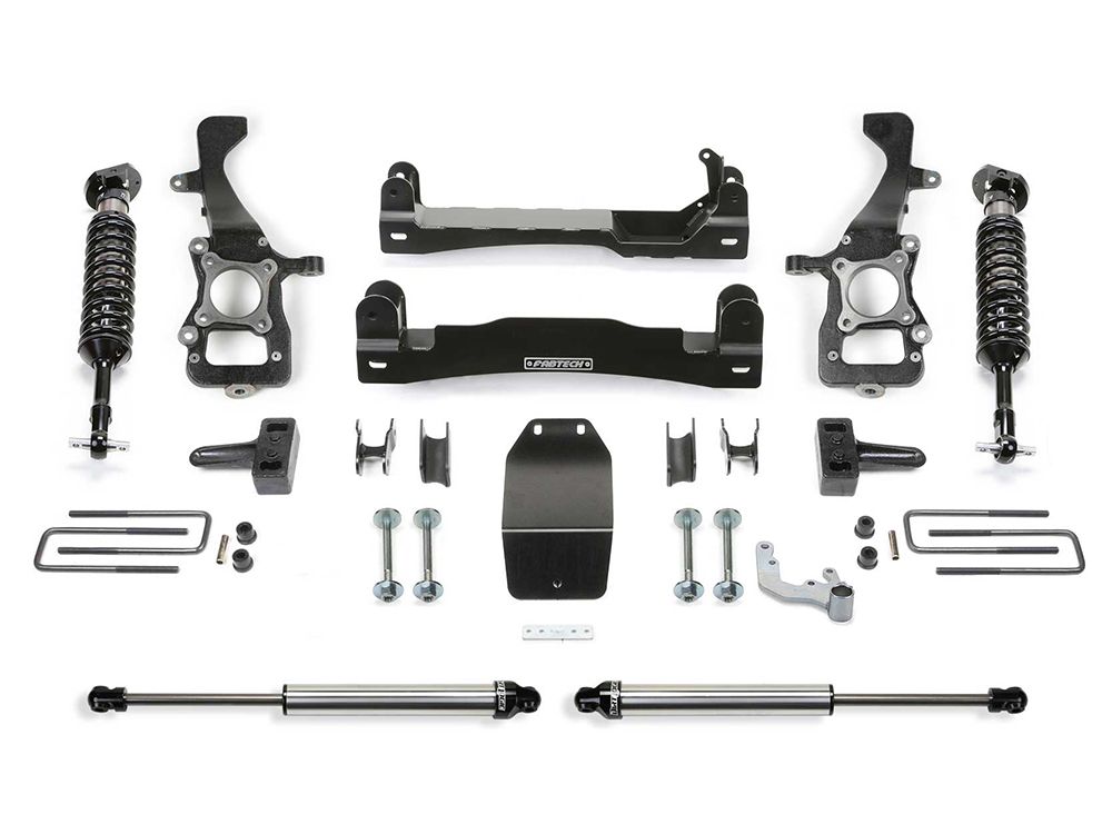 4" 2021-2023 Ford F150 SuperCrew 4WD Dirt Logic Coilover Lift Kit by Fabtech