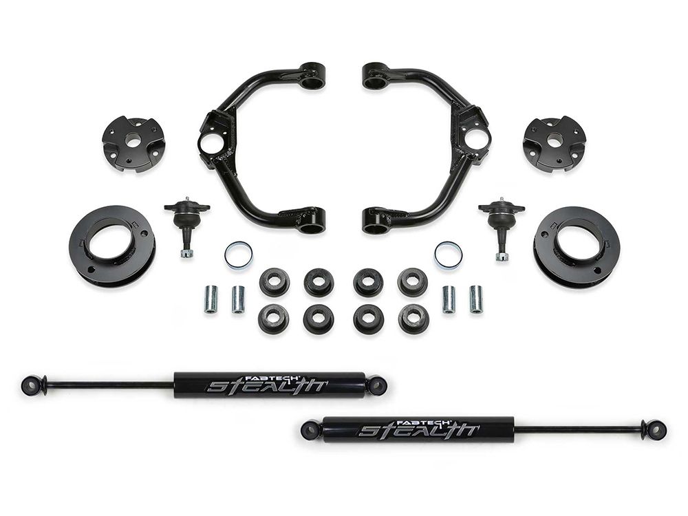 3" 2019-2024 Dodge Ram 1500 4WD (w/o factory air ride) Ball Joint UCA Lift Kit by Fabtech