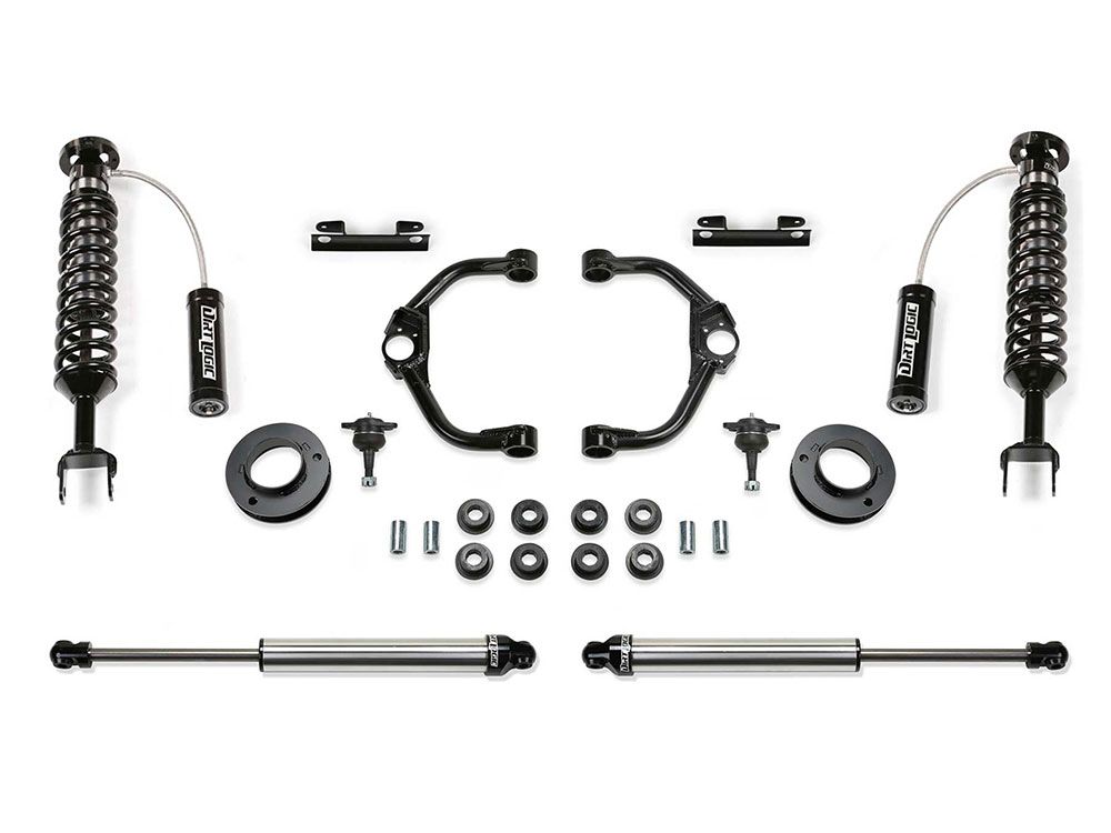 3" 2019-2024 Dodge Ram 1500 4WD (w/o factory air ride) Dirt Logic Coilover Ball Joint UCA Lift Kit by Fabtech