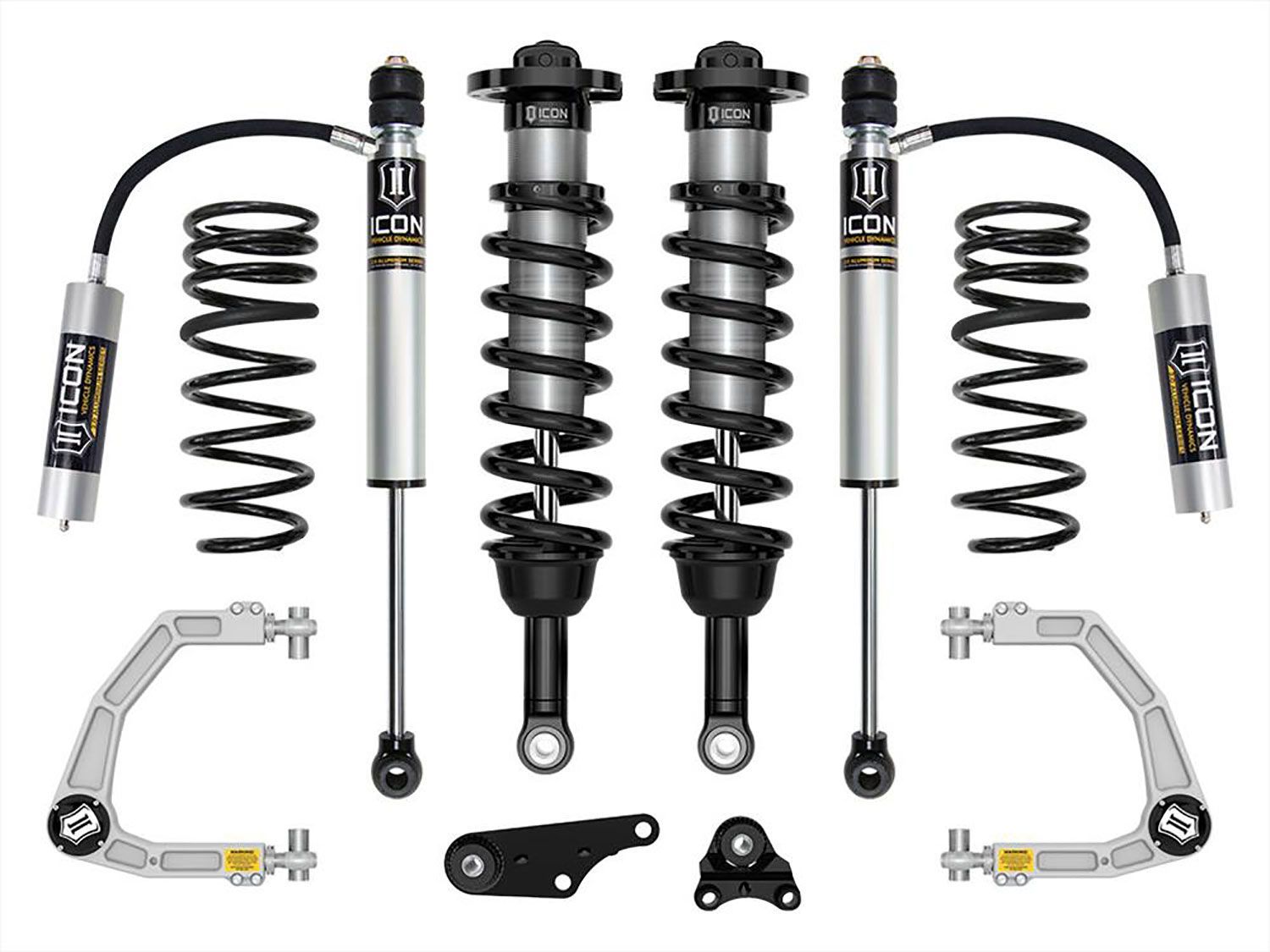 1.25-3" 2024 Toyota Tacoma 4wd Coilover Lift Kit by ICON Vehicle Dynamics