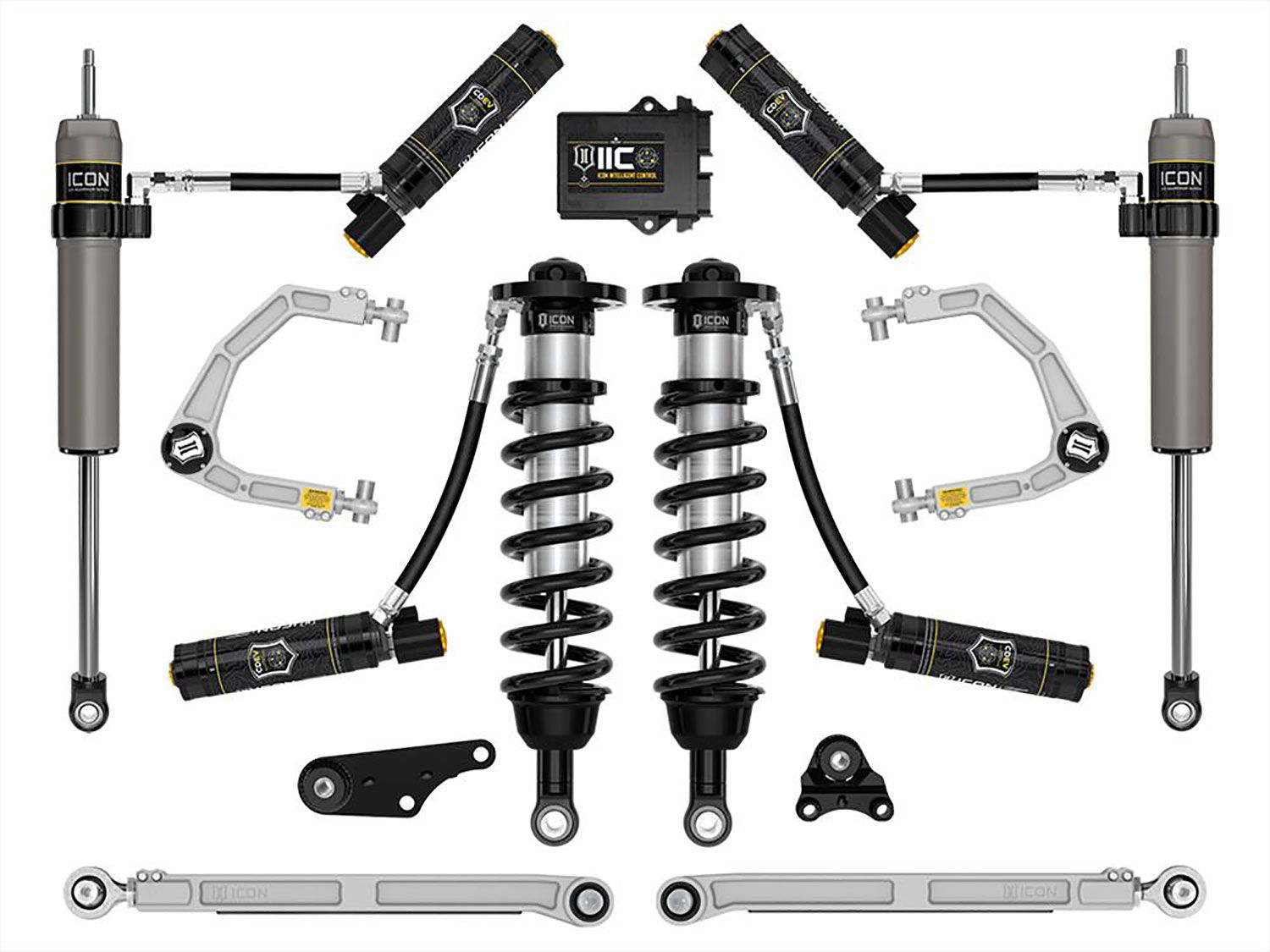 1.25-3" 2024 Toyota Tacoma 4wd Coilover Lift Kit (w/Billet Upper Control Arms) by ICON Vehicle Dynamics - Stage 10