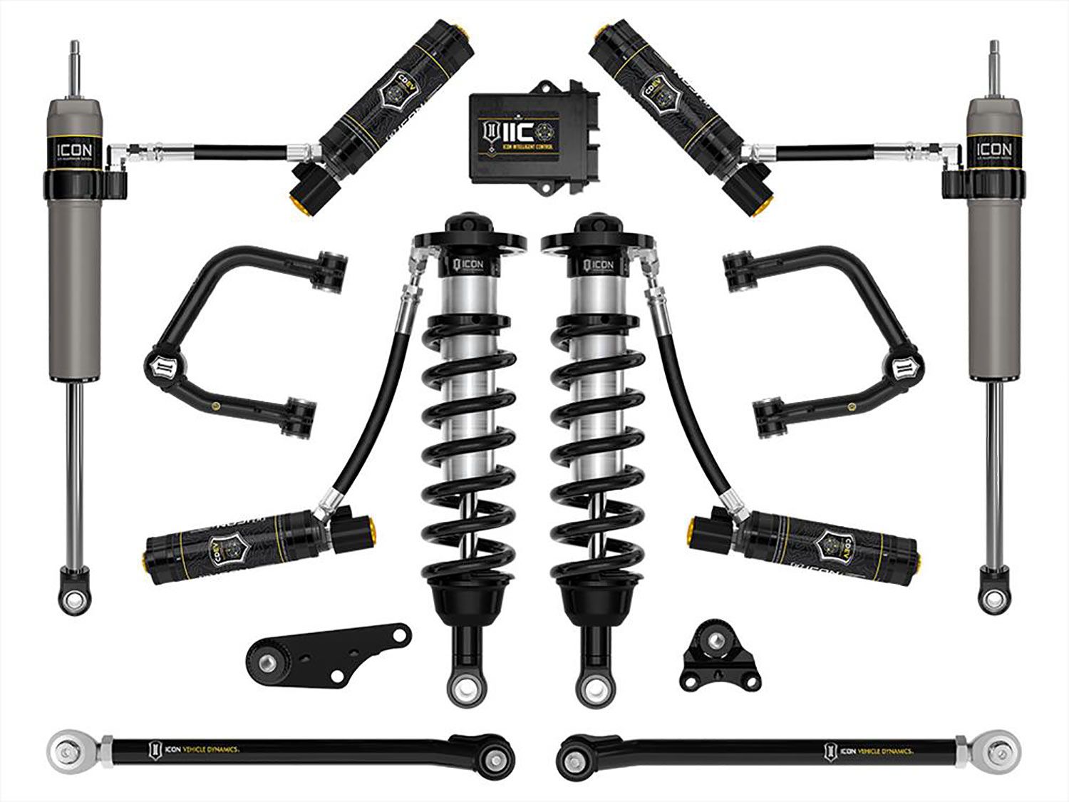 1.25-3" 2024 Toyota Tacoma 4wd Coilover Lift Kit (w/Tubular Upper Control Arms) by ICON Vehicle Dynamics - Stage 10