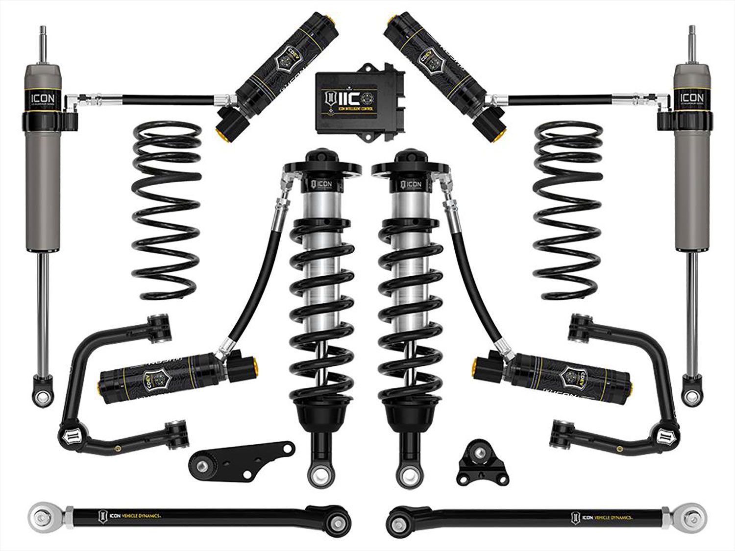1.25-3" 2024 Toyota Tacoma 4wd Coilover Lift Kit (w/Tubular Upper Control Arms & .5" Rear Coil Springs) by ICON Vehicle Dynamics - Stage 10