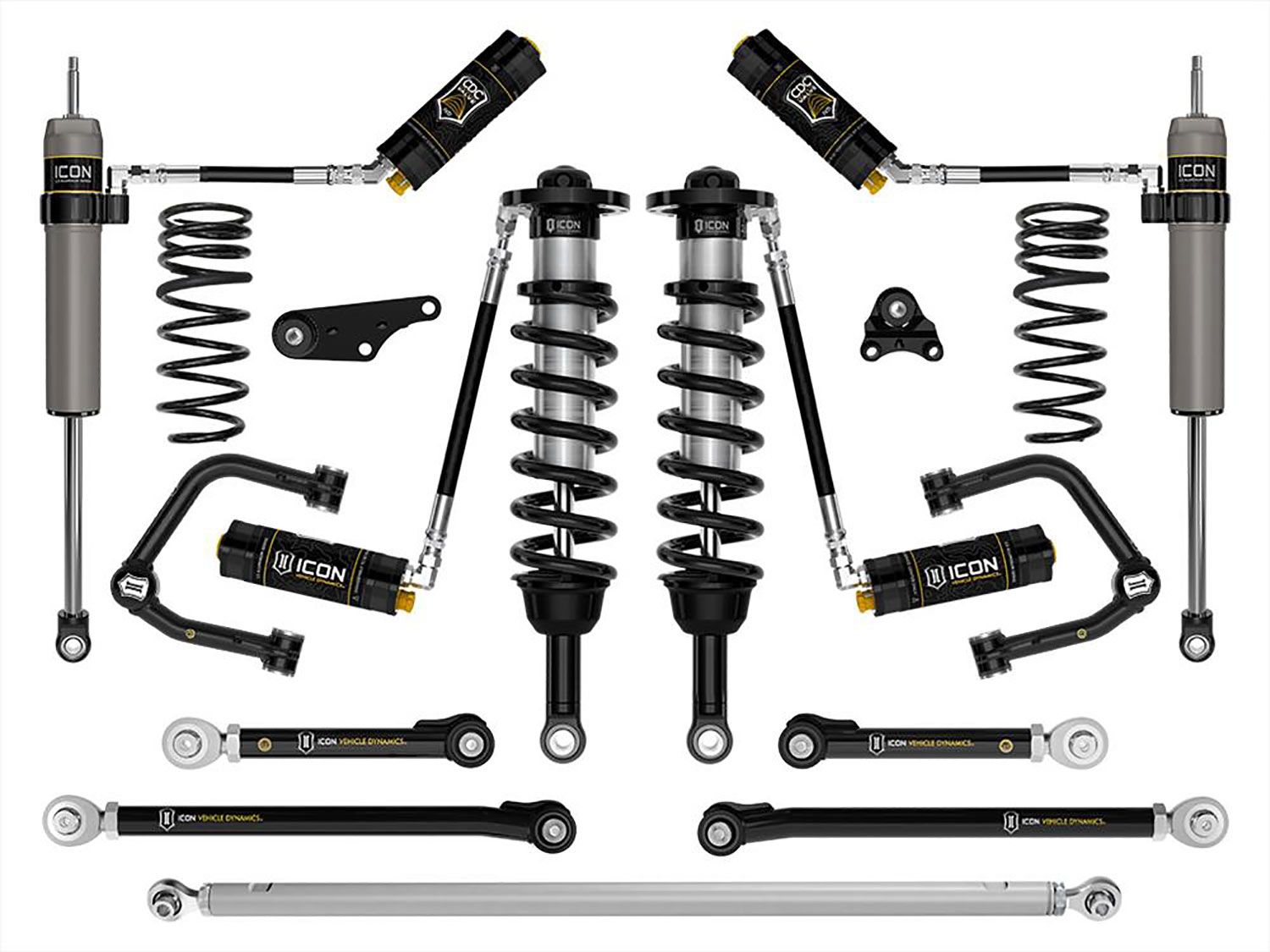 1.25-3" 2024 Toyota Tacoma 4wd Coilover Lift Kit (w/Tubular Upper Control Arms & .5" Rear Coil Springs) by ICON Vehicle Dynamics - Stage 11