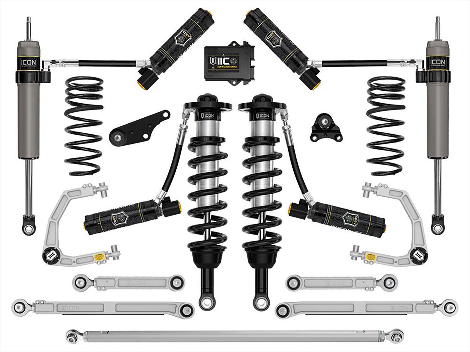 1.25-3" 2024 Toyota Tacoma 4wd Coilover Lift Kit (w/Billet Upper Control Arms & .5" Rear Coil Springs) by ICON Vehicle Dynamics - Stage 13