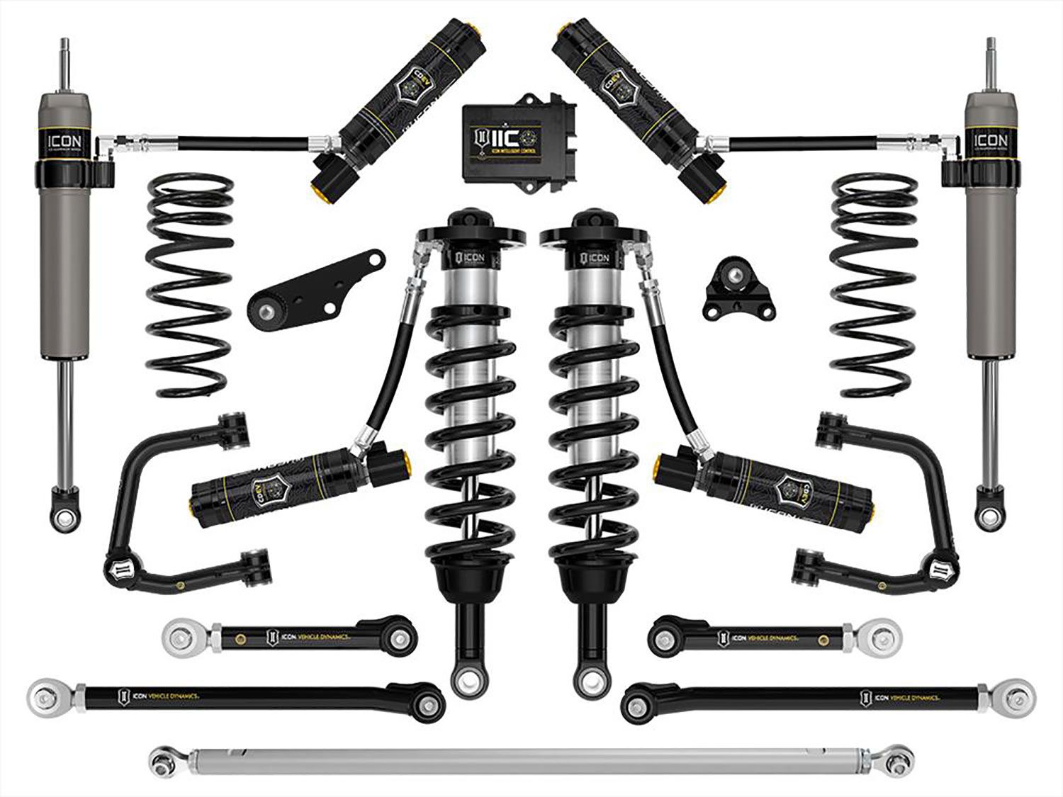 1.25-3" 2024 Toyota Tacoma 4wd Coilover Lift Kit (w/Tubular Upper Control Arms & .5" Rear Coil Springs) by ICON Vehicle Dynamics - Stage 13