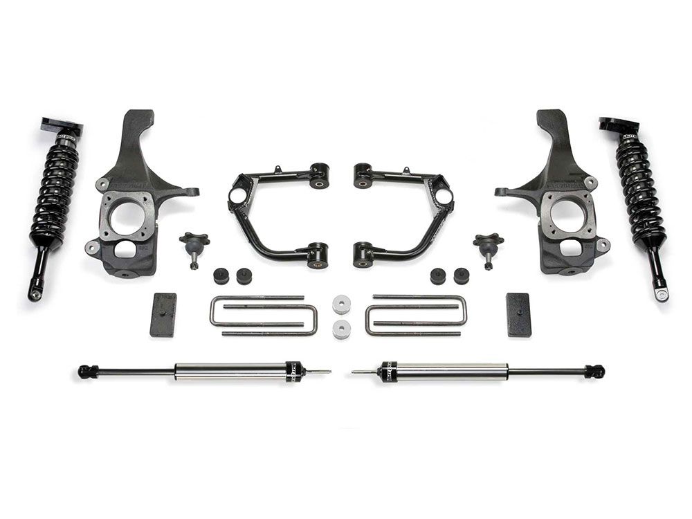 4" 2016-2021 Toyota Tundra 4wd & 2wd Dirt Logic Coilover Lift Kit by Fabtech