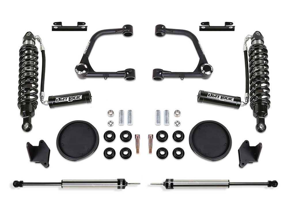 3" Tundra 2022-2023 Toyota 4WD (w/o factory air suspension) Dirt Logic Coilover Uniball UCA Lift Kit by Fabtech