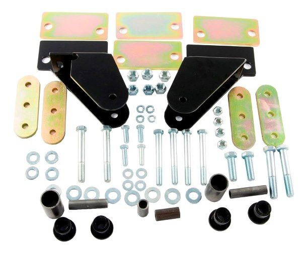 CJ5, CJ7 & CJ8 1976-1986 Jeep Shackle Reversal Kit (for wider springs) by M.O.R.E.