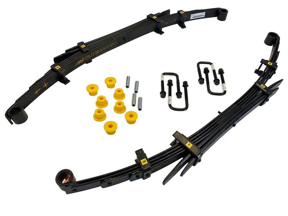 Tacoma 2005-2023 Toyota 4WD - Rear 2" to 2.75" Lift Dakar Leaf Spring Set by Old Man Emu