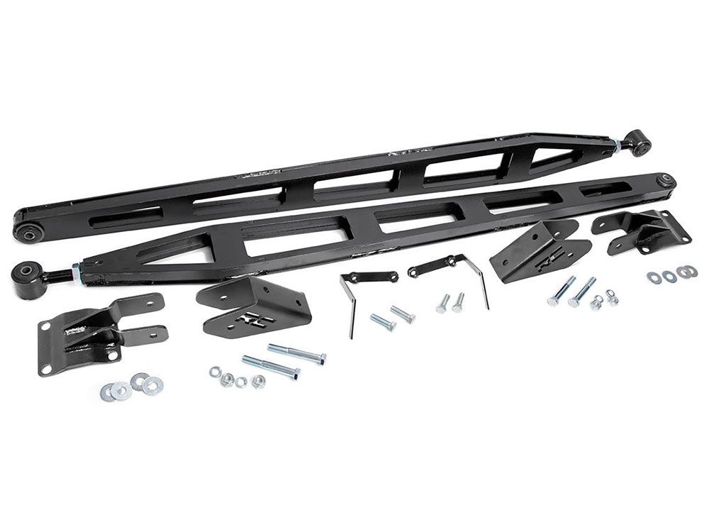 Silverado 3500HD 2011-2019 Chevy 4WD (w/ 0"-7.5" Lift) - Rear Traction Bars by Rough Country