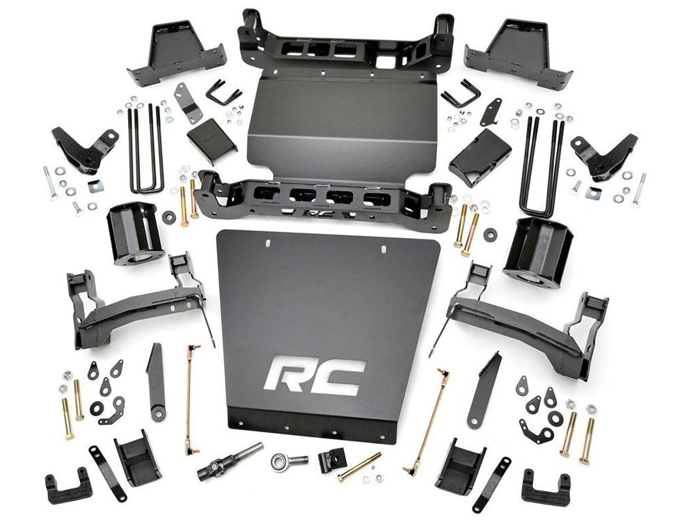7" 2014-2018 GMC Denali 1500 4WD (w/aluminum factory arms) Lift Kit by Rough Country