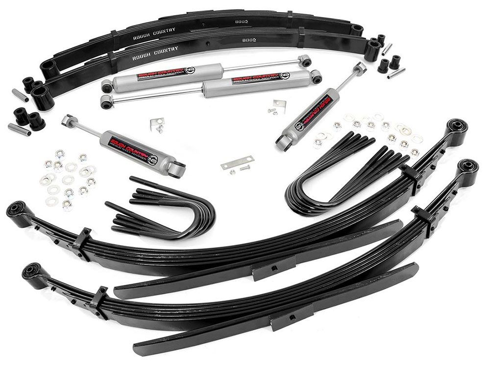 2" 1988-1991 Chevy Suburban 1/2 ton 4WD Lift Kit (w/ 52" Rr Springs) by Rough Country