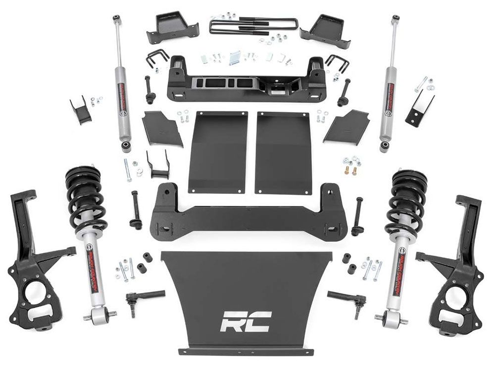 4" 2019-2023 Chevy Silverado 1500 Trail Boss 4wd Lift Kit (w/lifted struts) by Rough Country