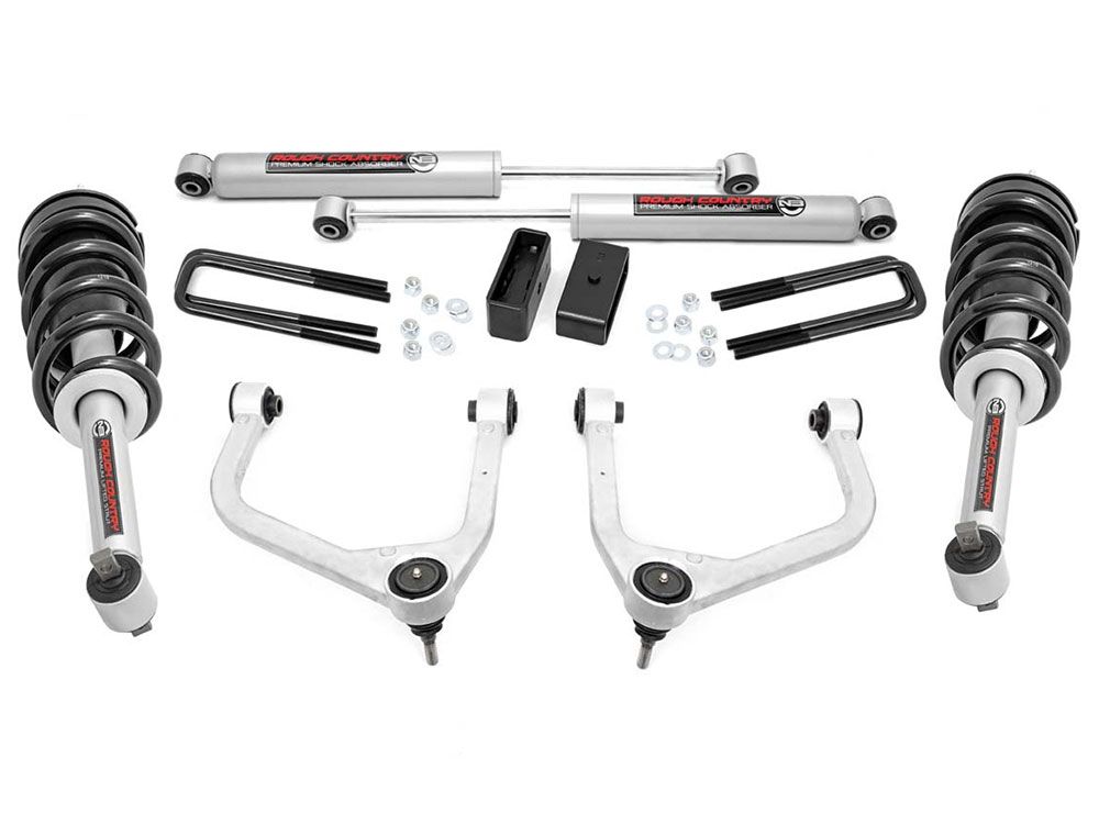 3.5" 2019-2023 Chevy Silverado 1500 4wd & 2wd Lift Kit (w/lifted struts) by Rough Country